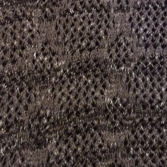 Brown, camel and white woven poncho - Picture 7 of 7